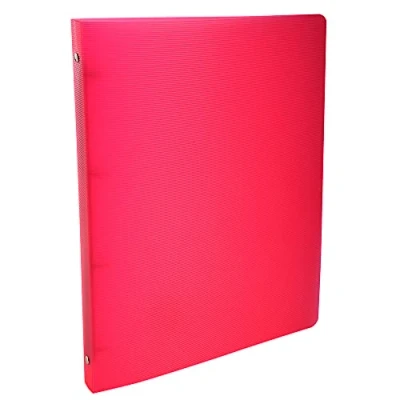 Abbildung von Exacompta 51377E Premium Ringbuch Linicolor DIN A4 aus festem transluzentem Polypropylen 4 O Ring Mechanik Rücken 40mm kristall ideal für Schule und Büro Ringhefter Ringordner Ringbuchordner