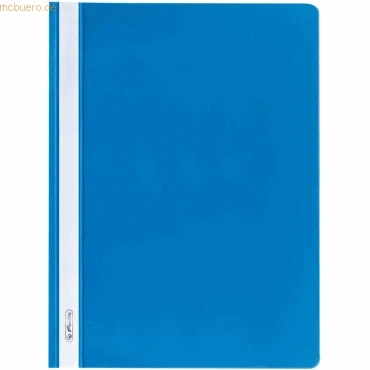 Abbildung von 10 x Herlitz Sichthefter PP A4 hellblau