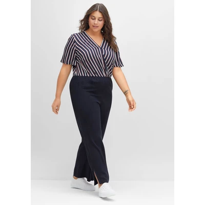 Abbildung von Sheego Overall Jumpsuit, Damen, Größe: 48, Nachtblau