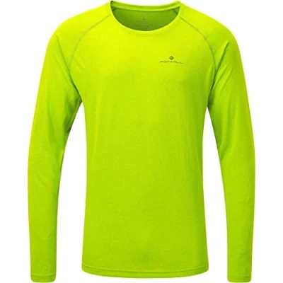 Abbildung von Ronhill Core L/S Herren T Shirt, Neongelb, Größe S