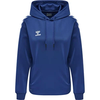 Abbildung von Hummel CORE Kapuzenpullover, Damen, Größe: 38, True blue