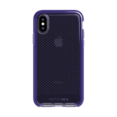 Abbildung von Tech21 Evo Check Schutzhülle für Apple iPhone X/iPhone Xs Ultraviolett