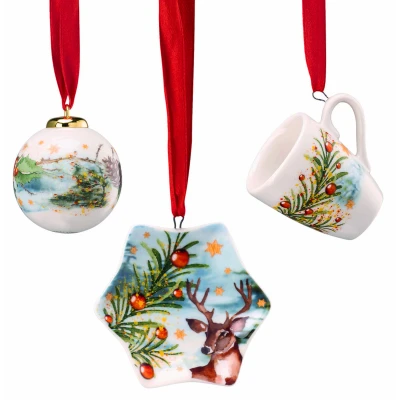 Abbildung von Hutschenreuther Sammelserie 2023 Am Weihnachtsbaum Mini Set Becher 3tlg