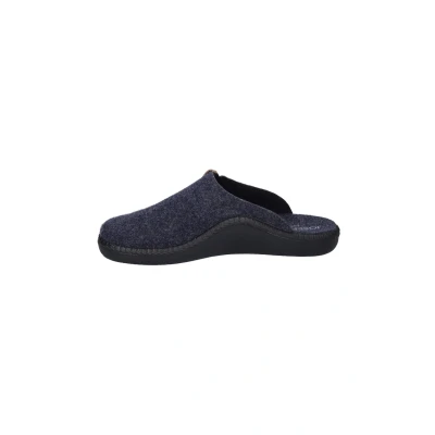 Abbildung von Josef Seibel Monaco Pantolette flach, Herren, Größe: 48, Dunkelblau Schuhe