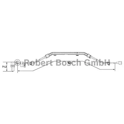 Abbildung von Sensor, Raddrehzahl BOSCH 0 265 001 276