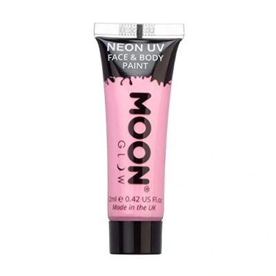 Abbildung von Moon Glow Pastell Neon UV Körperfarben Bodypaint 12ml Rosa