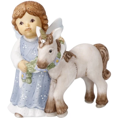 Abbildung von Goebel Engelfigur &quot;Schutzengel, Weihnachtsdeko&quot;, Nina &amp; Marco, Porzellan, Engel Fabelhafter Begleiter