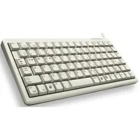 Abbildung von CHERRY G84 4100, Ultra Flache Kompakttastatur, USB Anschluss, Deutsches Layout (QWERTZ), mit Windows Taste, Platzsparend &amp; Leicht, 20 Mio. Anschläge, Weiß