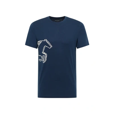 Abbildung von Mustang Style Austin Tshirt print, Herren, Größe: Large, Blau