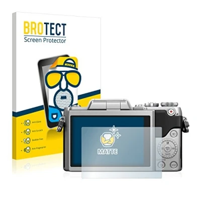 Abbildung von BROTECT Entspiegelungs Schutzfolie für Panasonic Lumix DMC GF7 (2 Stück) Matte Displayschutz Folie, Anti Reflex, Fingerprint