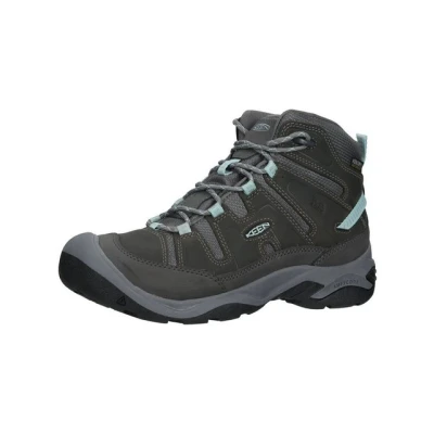 Abbildung von Keen Circadia MID WP Hikingschuh, Damen, Größe: 40, Steel grey/cloud blue Schuhe