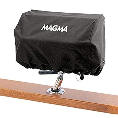 Abbildung von MAGMA Unisex Erwachsene Produkte, A10 990JB Abdeckung (tiefschwarz), Sunbrella, 22,9 x 45,7 cm rechteckiger Grill, Jet Black, 9 inch 18
