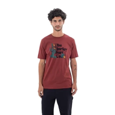 Abbildung von Hurley EVD BAJA SS Tshirt print, Herren, Größe: Medium, Matador