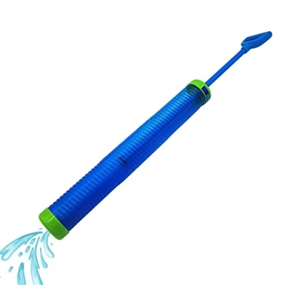 Abbildung von alldoro 60112 Water Shooter ca. 55 cm, Wasserspritze Reichweite bis zu 12 Meter, Wasserkanone mit 190 ml Wassertank, Wasserspritzpistole für Strand, Garten und Freizeit, Kinder ab 3 Jahren