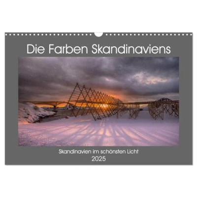 Abbildung von Die Farben Skandinaviens (Wandkalender 2025 DIN A3 quer), CALVENDO Monatskalender