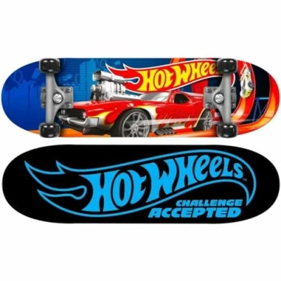 Abbildung von HOT Wheels Skateboard 71cm ABEC5, Blue Yellow RED