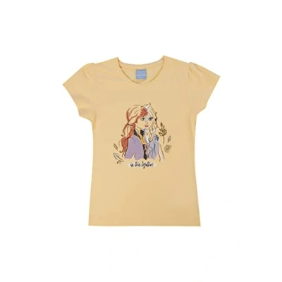 Abbildung von Frozen 2 Anna und ELSA T Shirt Kinder Mädchen Oberteil Top (116 122)