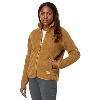 Abbildung von Fjällräven Vardag PILE Fleecejacke, Damen, Größe: Medium, Dunkelbraun