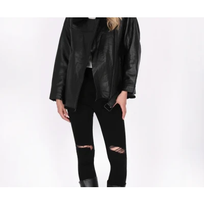 Abbildung von Jacke DREIMASTER M / Braun 100% Lammleder