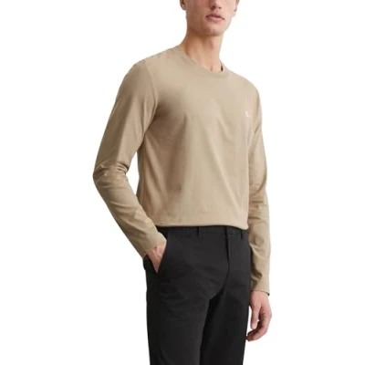 Abbildung von Marc O&#039;Polo LONG Sleeve CREW NECK ICON Chest Print Langarmshirt, Herren, Größe: XL, Charleston gray