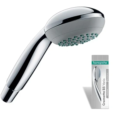 Abbildung von hansgrohe Duschkopf Crometta 85 (Regendusche, 2 Strahlarten), chrom