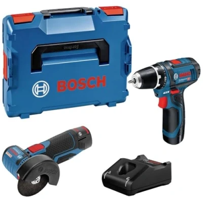 Abbildung von Bosch Professional 0615990N2U Akkugeräte, Elektriker, Heimwerker, KFZ, Profi Werkzeugset (0615990N2U)