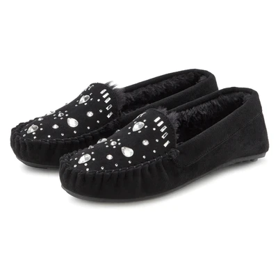 Abbildung von Vivance Hausschuh, Damen, Größe: 36, Schwarz Schuhe