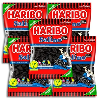 Abbildung von Haribo Salino mit Salmiak