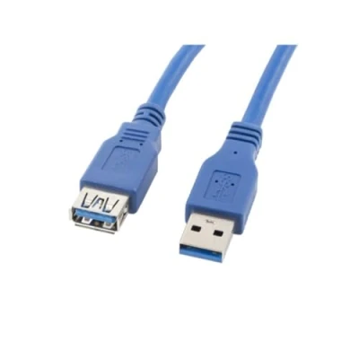 Abbildung von Lanberg CA US3E 10CC 0030 B USB 3.0 A Stecker auf Buchse Extender, 3m blau