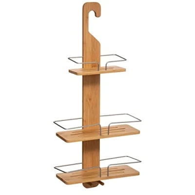 Abbildung von 3 stufiger duschvorhang aus bambusmetall Ebenen 5 five simply smart