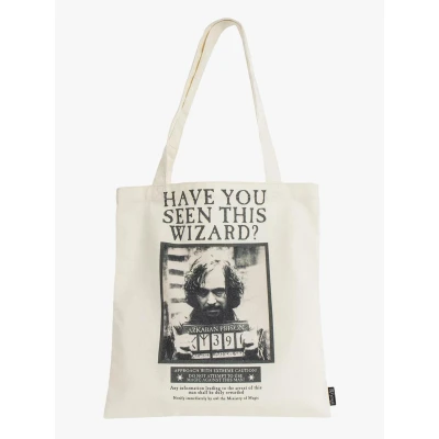 Abbildung von CERDÁ LIFE&#039;S LITTLE MOMENTS Shopping Harry Potter Tasche, Uni, Erwachsene, Weiß und Schwarz, schwarz weiß, Zeitgenössisch