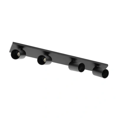 Abbildung von Arcchio Strahler Brinja, schwarz, 65 cm lang, Ø 7 cm, 4 flg.