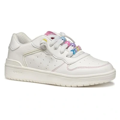 Abbildung von Geox Washiba Sneaker low für Kinder, Größe: 36, White pink Schuhe