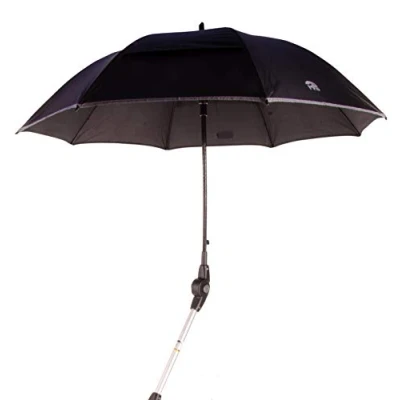 Abbildung von MPB Pieper Rollator /Rollstuhlschirm 99 SR universal schwarz Regenschirm Regenschirmhalter