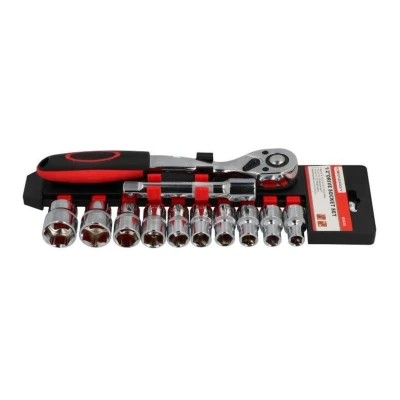 Abbildung von ENERGY NE00298 Steckschlüsseleinsatz Set 12 Sechskant 1/2&quot;, 1/2 mit Ratschenfunktion