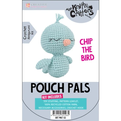 Abbildung von Knitty Critters Pouch Pals Chip The Bird