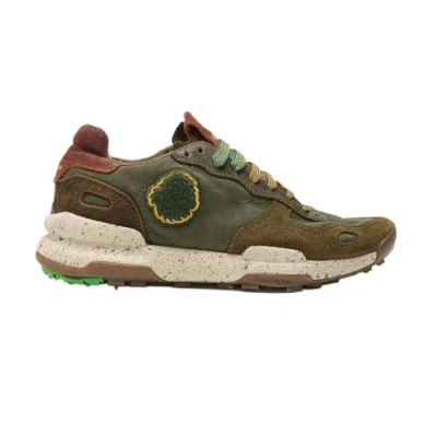 Abbildung von Satorisan Chacrona Premium Casual Sneaker Herren Vintage Leder Sportschuhe Farbe Dark Green Größe 47