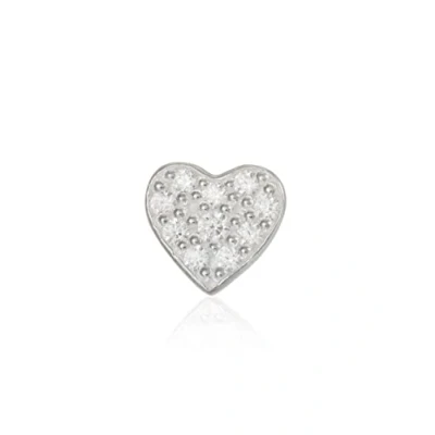 Abbildung von THOMAS SABO Single Ohrstecker Herz pavé silber, H2145 051 14, mit Zirkonia (synth)