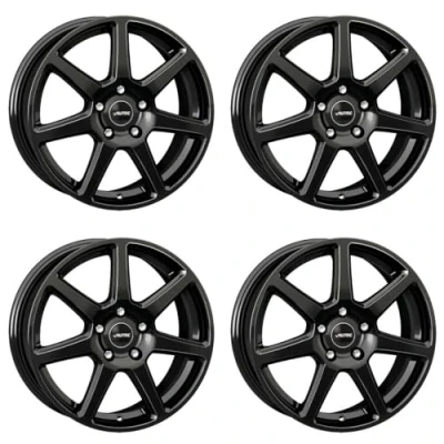 Abbildung von 4x AUTEC Felgen Alufelgen TALLIN 6.5x16 ET46 5x112 Schwarz kompatibel mit Mercedes Benz Vito B A V C CLA Viano