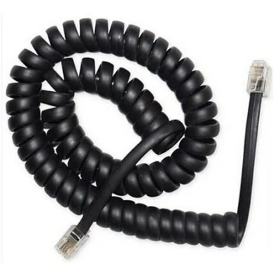 Abbildung von Gembird TC4P4CS 2M Telefonkabel (2 m, RJ10, Schwarz, 190 mm, 90 mm)