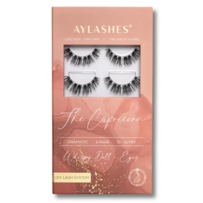 Abbildung von AYLASHES Limited Edition Sternzeichen The Capricorn DIY Wimpernextensions für zu Hause 5 Paar Wimpern mit bis 7 Tage Halt