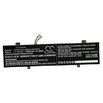Abbildung von vhbw Akku kompatibel mit Asus VivoBook Flip 14 TP412UA EC072T Notebook (3550mAh, 11.55V, Li Polymer)