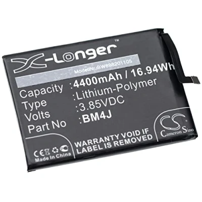 Abbildung von vhbw Akku kompatibel mit Xiaomi/Redmi Note 8 Dual SIM, SIM TD LTE Handy Smartphone Telefon (4400mAh, 3,85V, Li Polymer)
