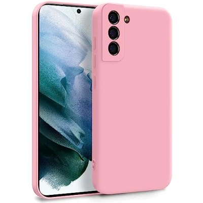 Abbildung von MyGadget Hülle für Samsung Galaxy S21 Zweilagige Handyhülle mit Kameraschutz Cover Innenfutter &amp; Silikon außen Rosa