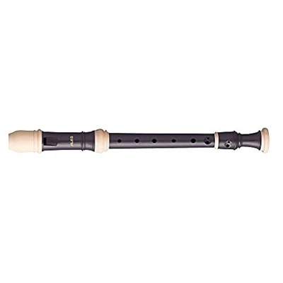 Abbildung von Aulos 700095 C Sopran Blockflöte Symphony Mod.503B barocke Griffw.braun, komplett mit Tasche, Wischerstab, Fettdose und Grifftabelle