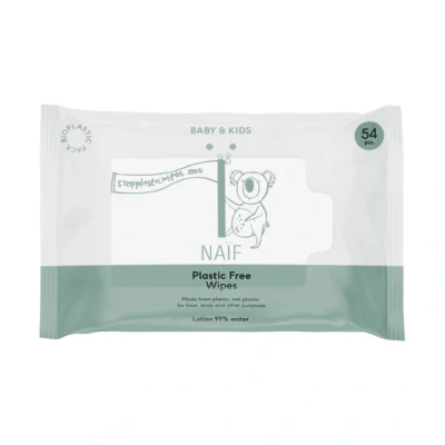 Abbildung von Naïf Baby &amp; Kids Plastic Free Wipes 54st.