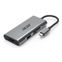 Abbildung von Acer 7 in 1 Mini Dock (USB Type C zu 1xUSB (w PD), 3xUSB 3.0, 1xHDMI, 1xSD Card Reader, 1xMicro SD Reader) Silber
