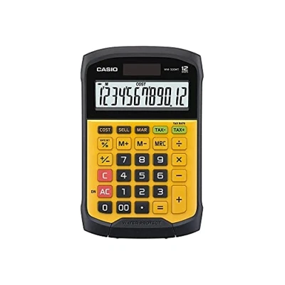 Abbildung von CASIO Taschenrechner Tischrechner, Spritzwasserschutz, Staubschutz, IP54