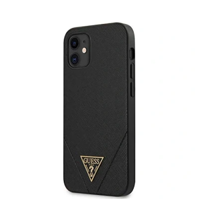 Abbildung von Guess GUHCP12SPUVQTMLBK V Quilted Collection Hülle für iPhone 12 Mini 5,4&quot; schwarz