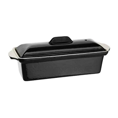 Abbildung von Vogue U559 Schwarze Pasteten Terrine aus Gusseisen, 1,3 l, 90 x 310 100 mm